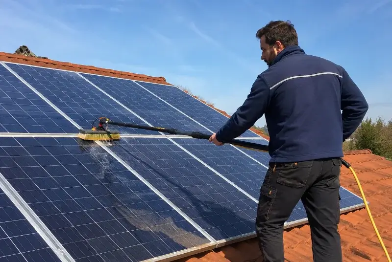 Nettoyage et entretien de panneaux solaires à Bernac