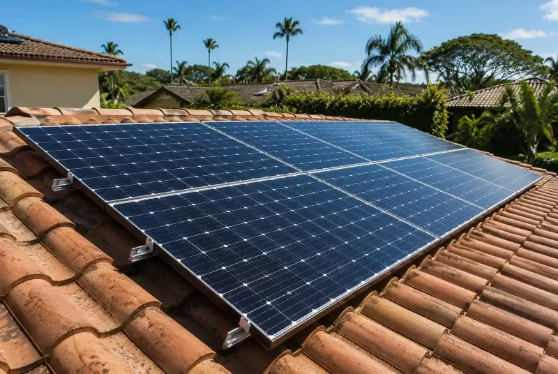 Installation de panneaux solaires à Bernac